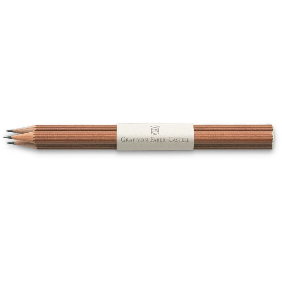 Graf-von-Faber-Castell - 3 No. III Kurşun kalem kahverengi