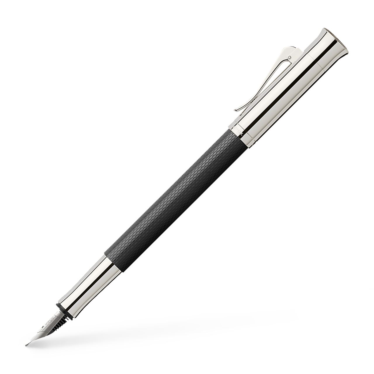 Graf-von-Faber-Castell - Guilloche siyah dolma kalem