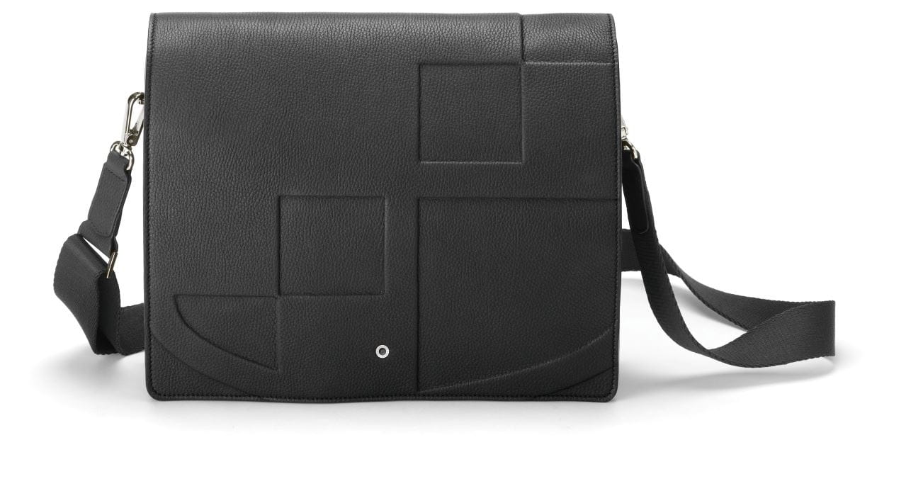 Graf-von-Faber-Castell - Postacı çantası, Kaşmir, Yatay, Siyah